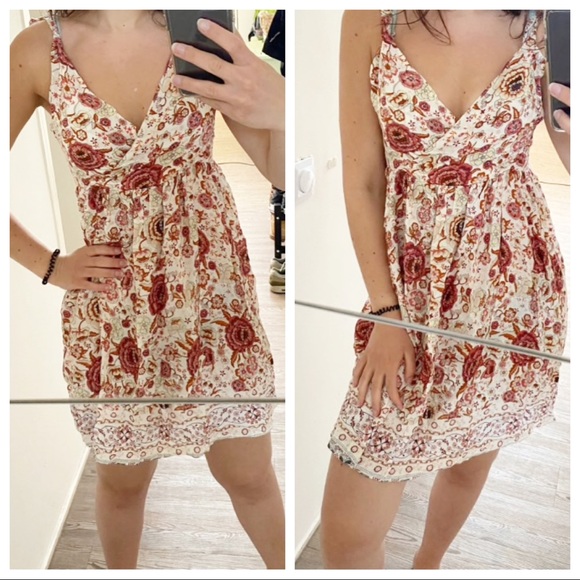 Summer Backless Printed Dress Beach Short Sundress - Picture 8 of 8